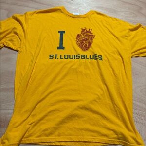 St. Louis Blues Yellow Graphic T-Shirt